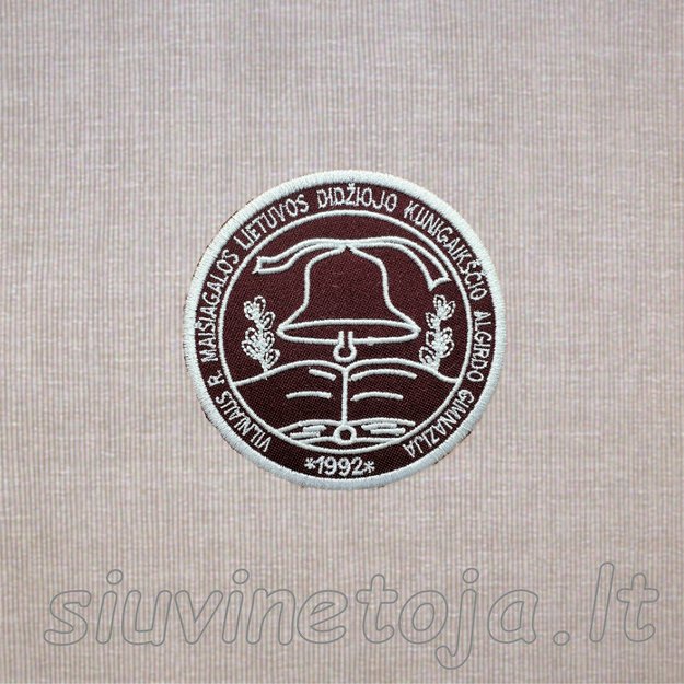 Maišiagalos LDKA gimnazija juoda sp 80mm