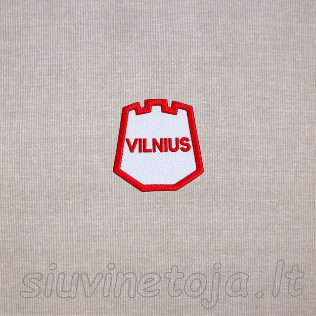 Vilnius, Gedimino 50x55mm balta
