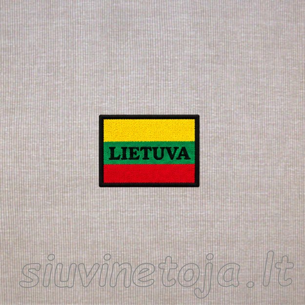 Trispalvė su Lietuva 85x65mm
